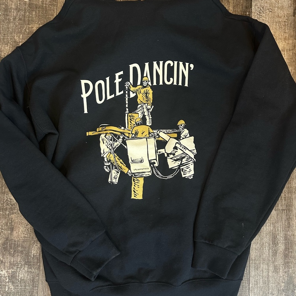 Pole Dancin' Black Hoodie WORKMAN